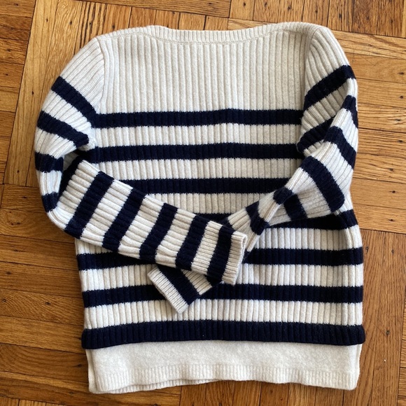 Madewell anchorlight ivory ribbed sweater size M - Picture 5 of 6